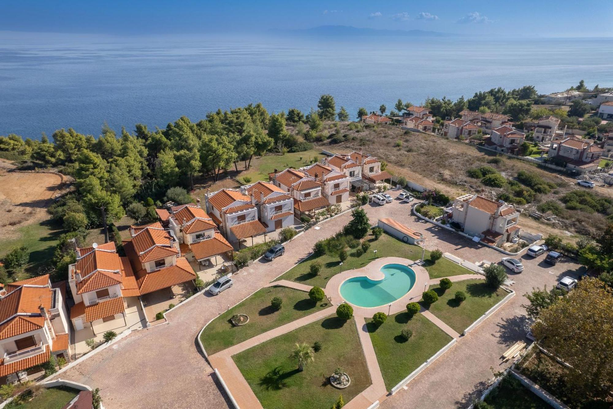 Petra Villa Afytos Bagian luar foto